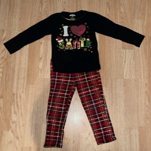 Holiday Time 4t Girls Christmas Outfit